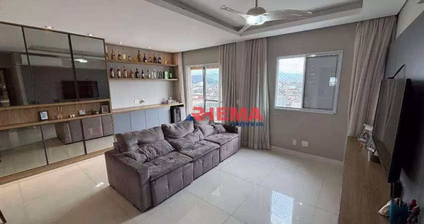 Apartamento com 2 dormitórios à venda, 81 m² por R$ 720.000,00 - Estuário - Santos/SP