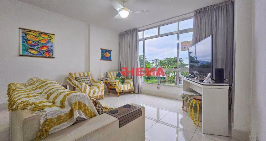 Apartamento com 3 dormitórios à venda, 132 m² por R$ 1.200.000,00 - Embaré - Santos/SP