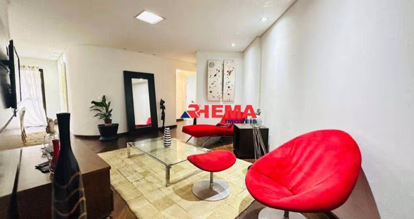 Apartamento para alugar, 129 m² por R$ 5.000,02/mês - Ponta da Praia - Santos/SP