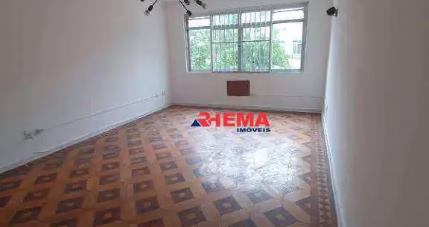 Apartamento com 3 dormitórios para alugar, 130 m² por R$ 4.500,01/mês - Gonzaga - Santos/SP