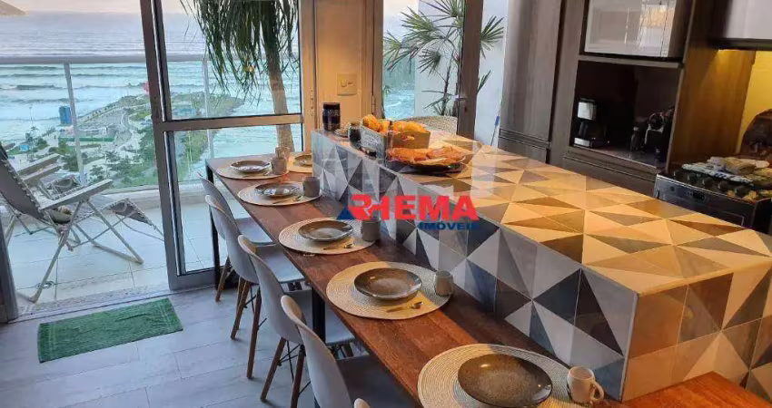 Apartamento Duplex com 2 dormitórios à venda, 87 m² por R$ 1.170.000,00 - José Menino - Santos/SP