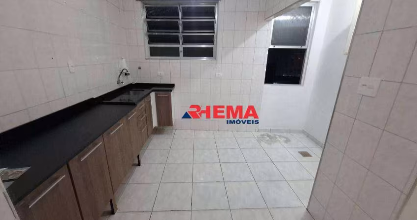 Apartamento com 2 dormitórios para alugar, 98 m² por R$ 3.200,01/mês - Boqueirão - Santos/SP