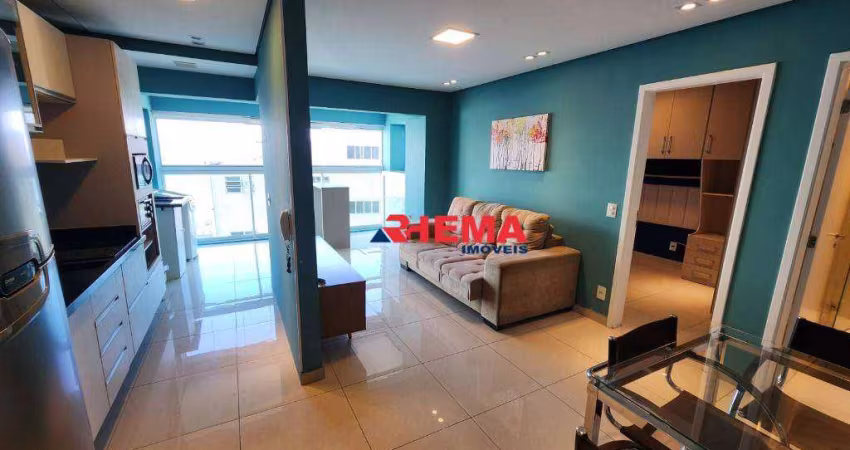 Apartamento com 1 dormitório à venda, 48 m² por R$ 590.000,00 - José Menino - Santos/SP