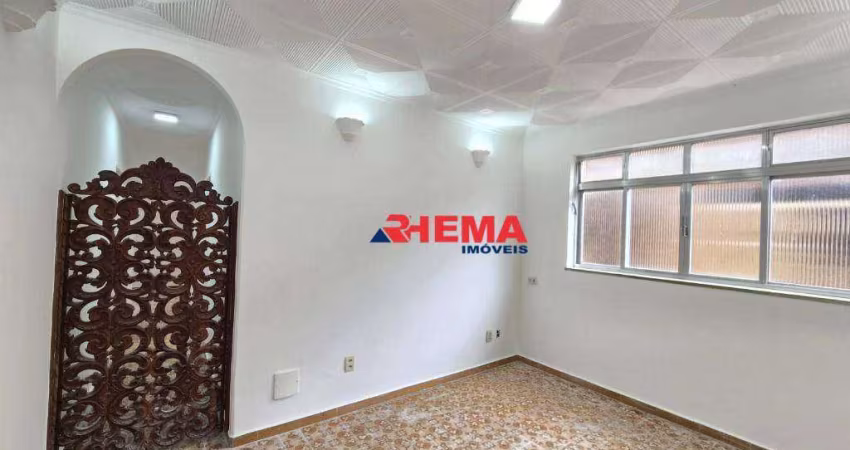 Apartamento com 3 dormitórios para alugar, 81 m² por R$ 3.716,00/mês - Encruzilhada - Santos/SP