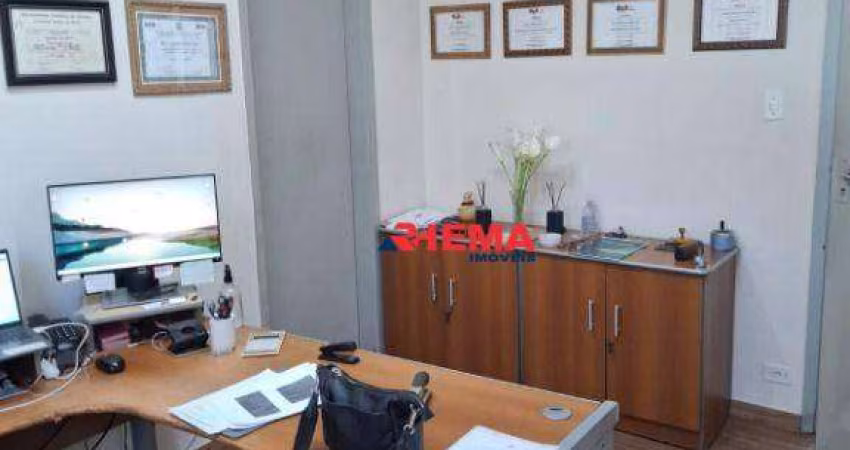 Conjunto comercial para alugar, 70 m² por R$ 1.700/mês - Centro - Santos/SP