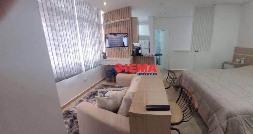 Kitnet com 1 dormitório à venda, 36 m² por R$ 319.000,00 - Aparecida - Santos/SP