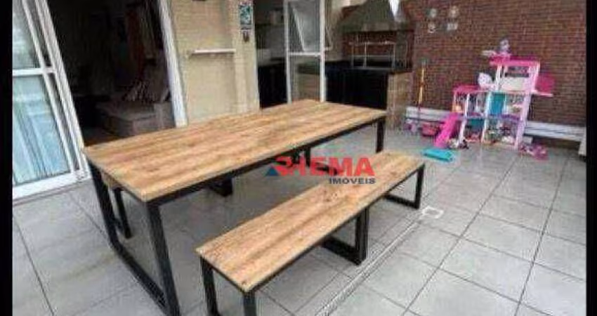 Apartamento com 2 dormitórios à venda, 81 m² por R$ 960.000,00 - Campo Grande - Santos/SP