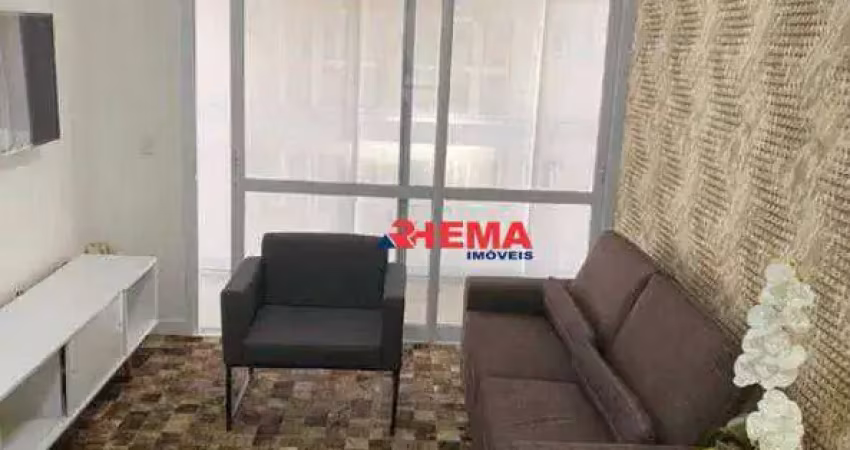 Apartamento com 2 dormitórios para alugar, 85 m² por r$ 6.200,01/mês - gonzaga - santos/sp