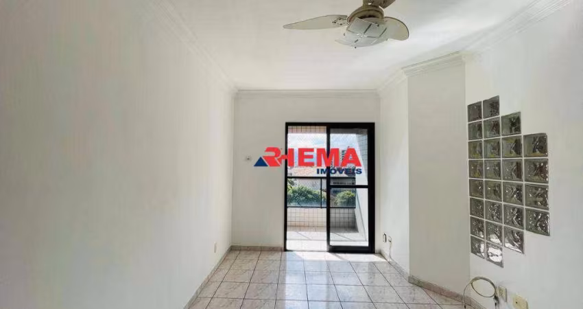 Apartamento com 1 dormitório para alugar, 60 m² por R$ 2.980,02/mês - Embaré - Santos/SP