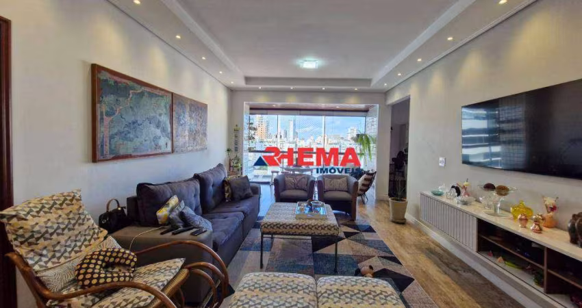 Apartamento com 4 dormitórios à venda, 174 m² por R$ 1.950.000,00 - Aparecida - Santos/SP