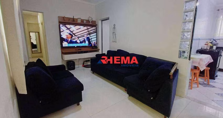Apartamento com 3 dormitórios à venda, 76 m² por R$ 430.000,00 - Vila Belmiro - Santos/SP