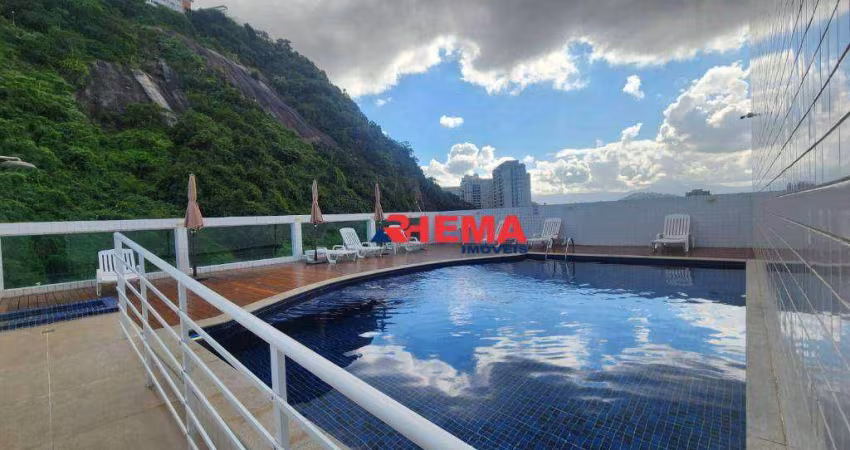 Apartamento com 2 dormitórios à venda, 68 m² por R$ 687.000 - Marapé - Santos/SP