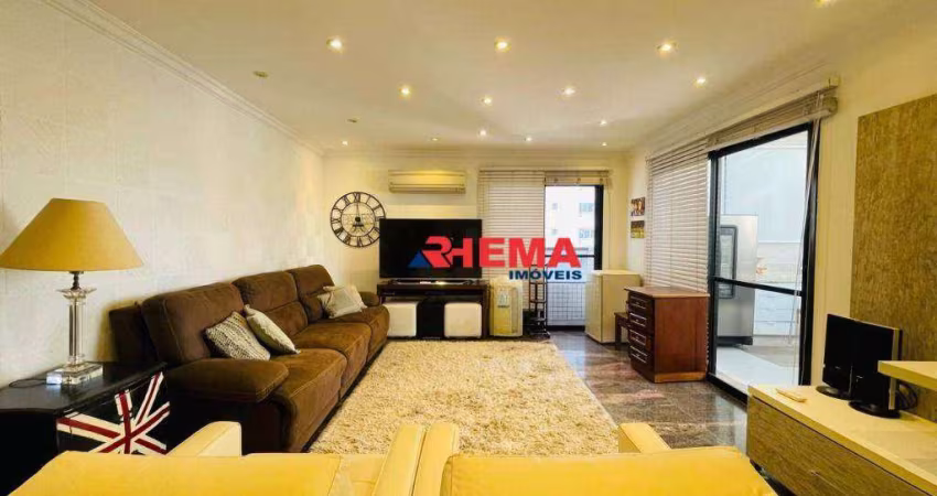 Cobertura com 3 dormitórios à venda, 227 m² por R$ 1.690.000,00 - Ponta da Praia - Santos/SP