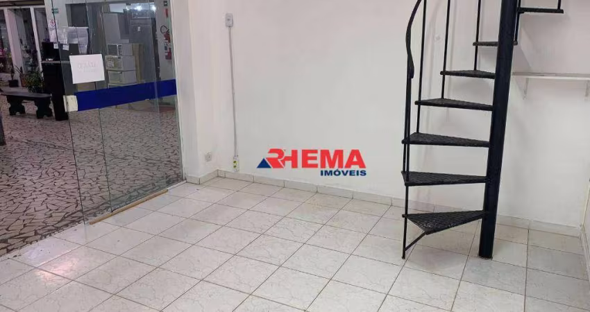 Loja para alugar, 34 m² por R$ 2.280,00/mês - Aparecida - Santos/SP