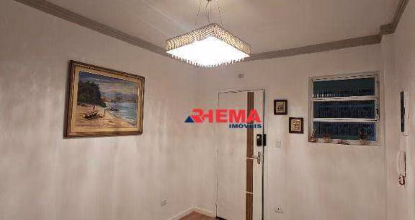 Apartamento com 1 dormitório à venda, 48 m² por R$ 390.000,00 - Gonzaga - Santos/SP