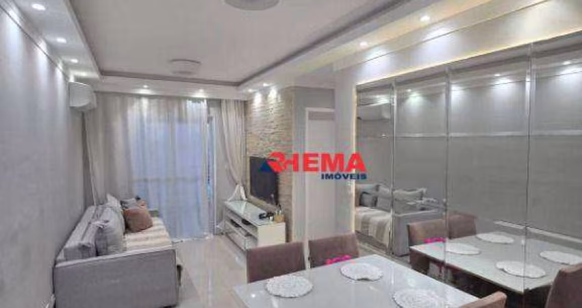 Apartamento com 2 dormitórios à venda, 60 m² por R$ 560.000,00 - Vila Matias - Santos/SP