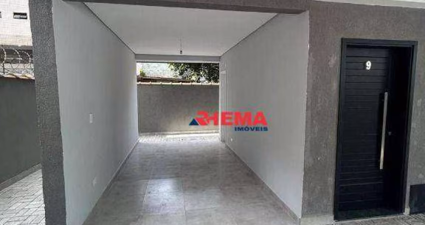 Sobrado com 2 dormitórios para alugar, 116 m² por R$ 5.000,01/mês - Marapé - Santos/SP