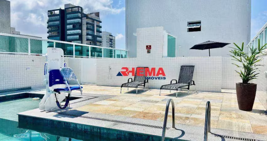 Apartamento com 2 dormitórios à venda, 73 m² por R$ 910.000,00 - Embaré - Santos/SP