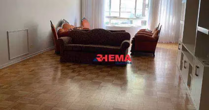 Apartamento com 3 dormitórios à venda, 210 m² por r$ 1.500.000,00 - gonzaga - santos/sp