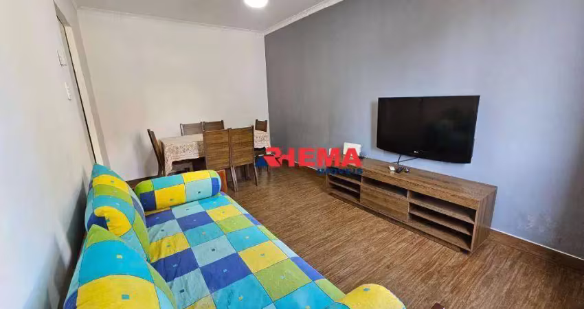 Apartamento com 1 dormitório à venda, 50 m² por R$ 463.000,00 - Gonzaga - Santos/SP