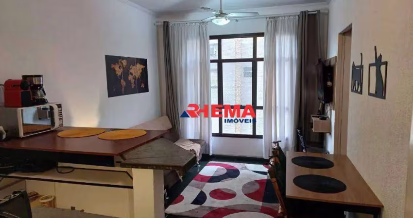 Flat com 1 dormitório à venda, 40 m² por R$ 185.000,00 - Itararé - São Vicente/SP