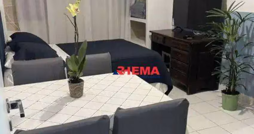 Kitnet para alugar, 30 m² por R$ 1.800/mês - José Menino - Santos/SP