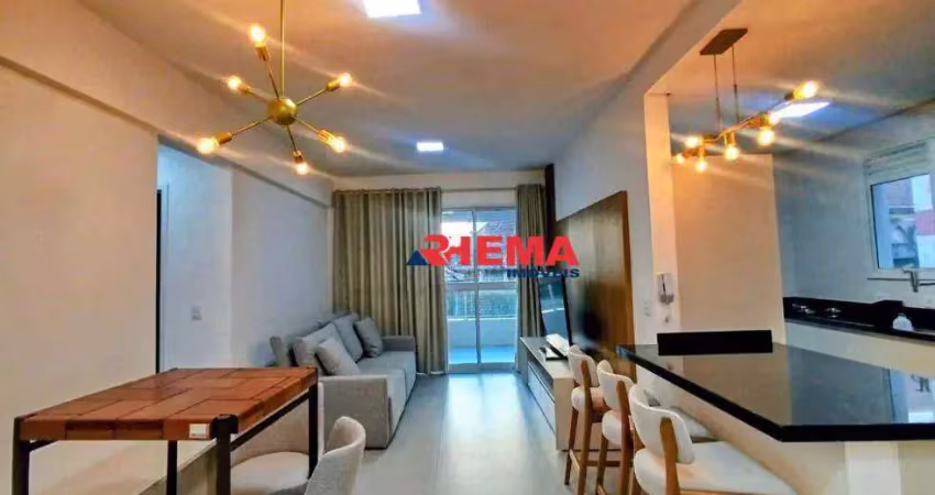 Apartamento com 2 dormitórios à venda, 97 m² por r$ 1.650.000,00 - embaré - santos/sp