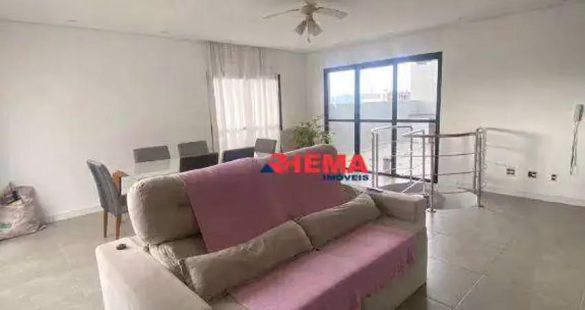 Cobertura com 3 dormitórios à venda, 160 m² por R$ 800.000,00 - Macuco - Santos/SP