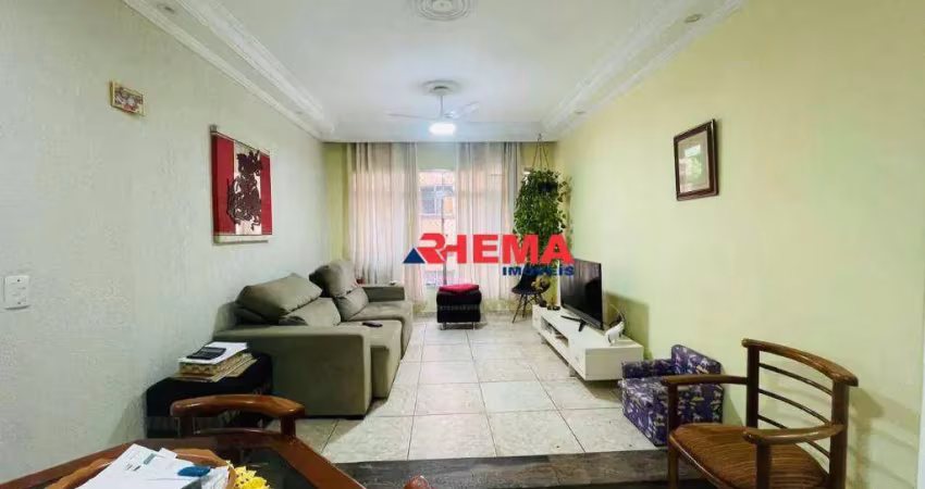 Apartamento com 2 dormitórios à venda, 78 m² por r$ 485.000,00 - embaré - santos/sp
