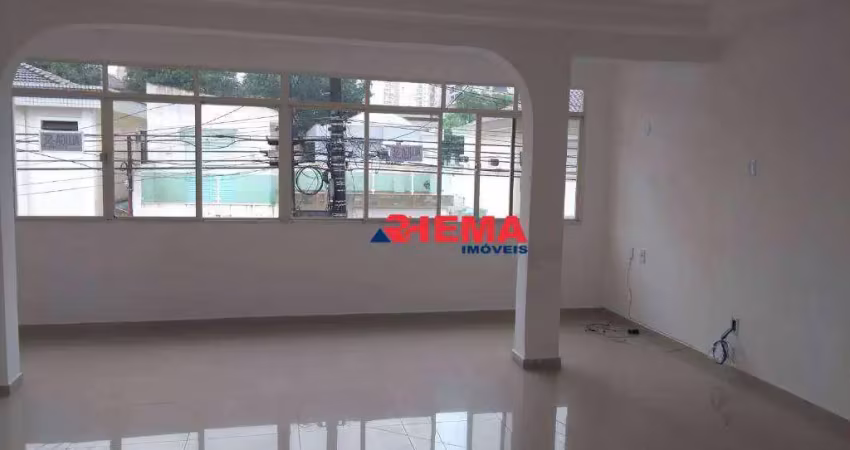 Sobrado com 3 dormitórios para alugar, 170 m² por r$ 6.500,00/mês - ponta da praia - santos/sp