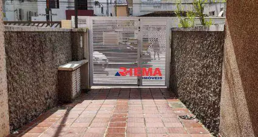 Sobrado para alugar, 165 m² por r$ 4.500,01/mês - embaré - santos/sp