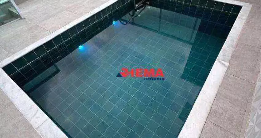 Casa com 3 dormitórios à venda, 200 m² por r$ 1.600.000,00 - aparecida - santos/sp