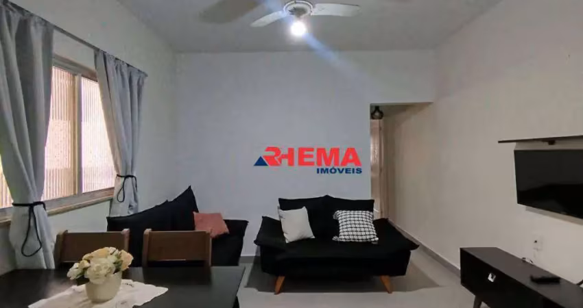 Apartamento com 1 dormitório à venda, 58 m² por r$ 470.000,00 - embaré - santos/sp