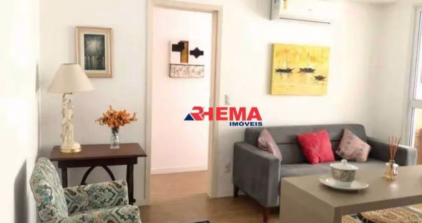 Apartamento para alugar, 49 m² por r$ 4.300,00/mês - ponta da praia - santos/sp