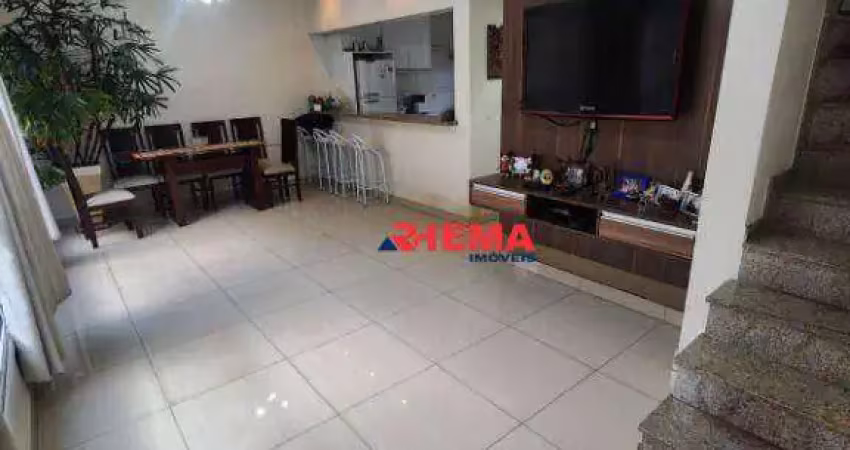 Village com 3 dormitórios à venda, 120 m² por r$ 530.000,00 - vila voturuá - são vicente/sp