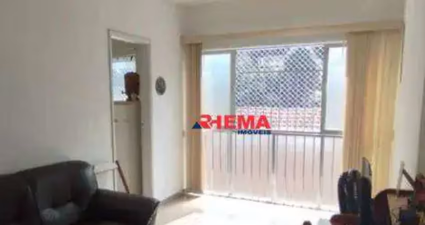 Apartamento com 1 dormitório à venda, 50 m² por r$ 245.000,00 - josé menino - santos/sp