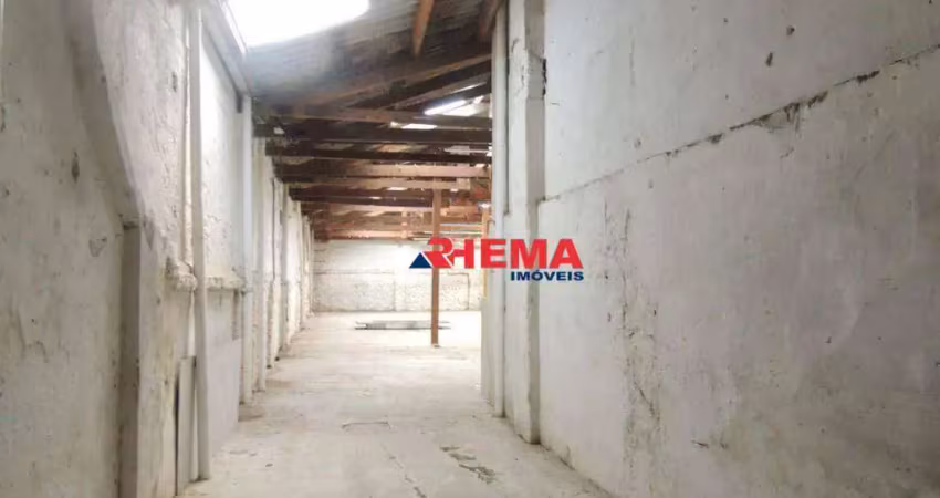 Loja para alugar, 340 m² por r$ 8.486,03/mês - paquetá - santos/sp