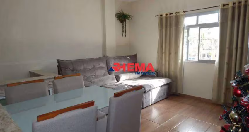 Casa com 2 dormitórios à venda, 68 m² por r$ 320.000,00 - santa maria - santos/sp