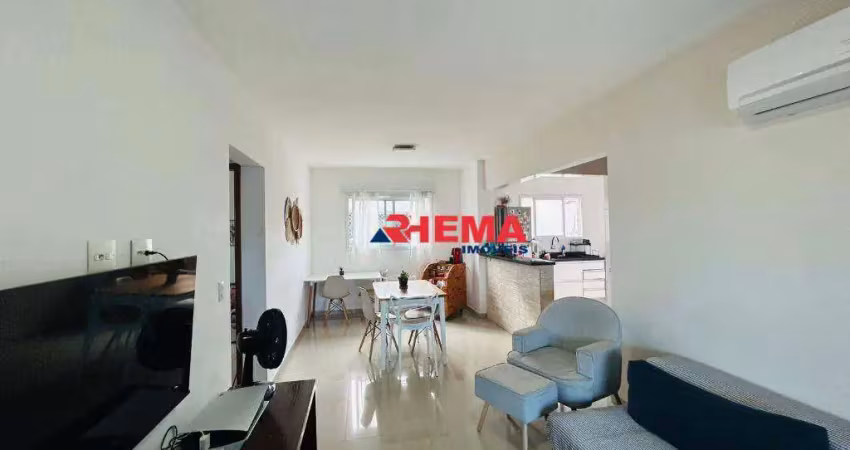 Apartamento com 2 dormitórios à venda, 92 m² por r$ 780.000,00 - campo grande - santos/sp