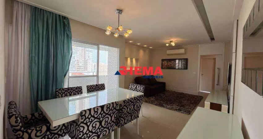 Apartamento para alugar, 170 m² por r$ 8.600,02/ano - pompéia - santos/sp