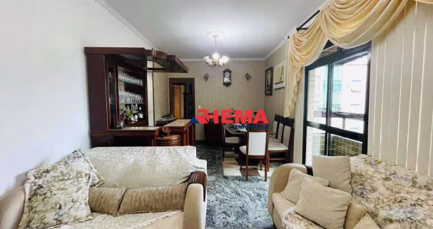 Apartamento com 3 dormitórios à venda, 111 m² por r$ 1.399.000,00 - aparecida - santos/sp
