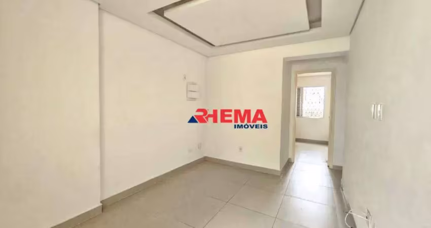 Apartamento com 1 dormitório para alugar, 48 m² por r$ 2.762,00/mês - gonzaga - santos/sp