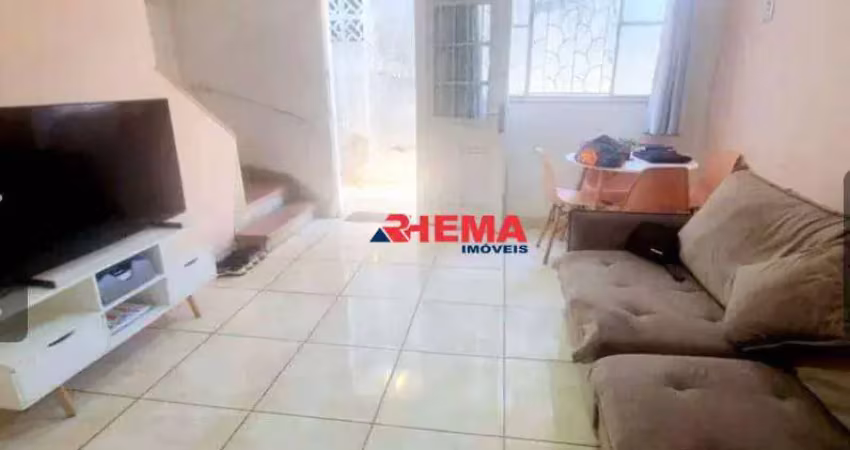 Casa com 2 dormitórios à venda, 78 m² por r$ 310.000,00 - vila matias - santos/sp