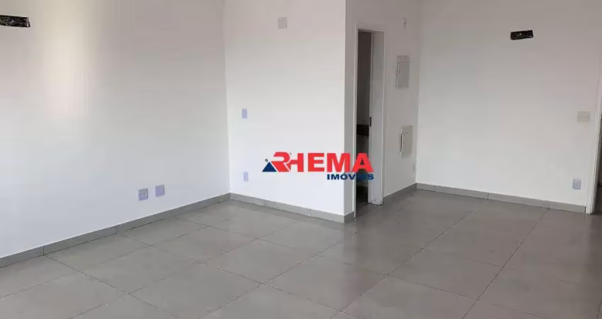 Sala para alugar, 42 m² por r$ 2.400,01/mês - vila matias - santos/sp