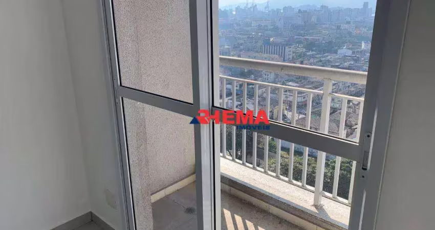 Sala para alugar, 41 m² por r$ 2.400,01/mês - vila matias - santos/sp