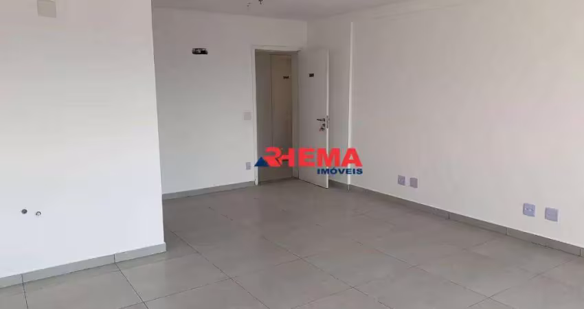 Sala para alugar, 41 m² por r$ 2.400,01/mês - vila matias - santos/sp