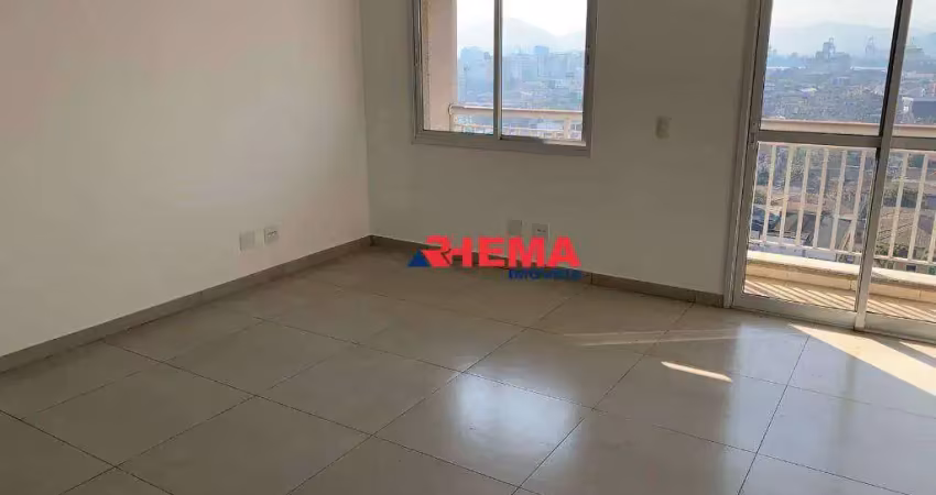 Sala para alugar, 41 m² por r$ 2.200,01/mês - vila matias - santos/sp