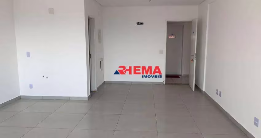 Sala para alugar, 42 m² por r$ 2.200,01/mês - vila matias - santos/sp