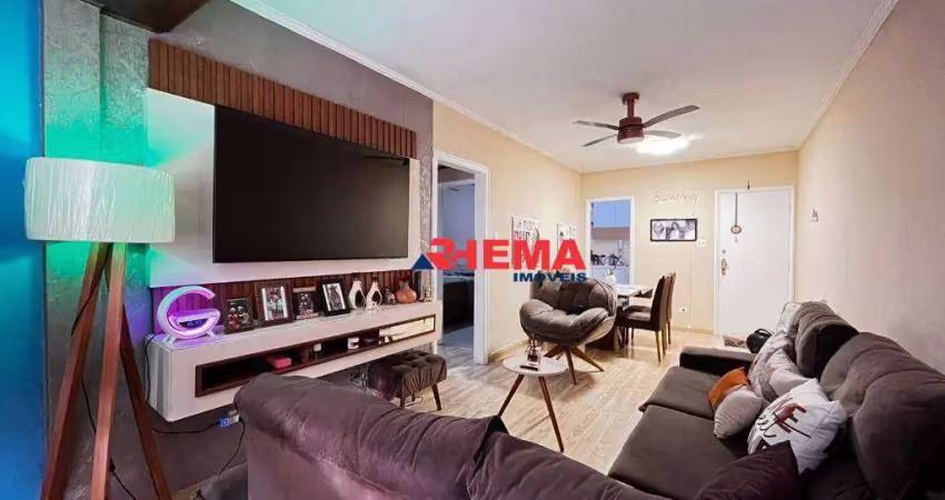 Apartamento com 2 dormitórios à venda, 90 m² por r$ 480.000,00 - ponta da praia - santos/sp