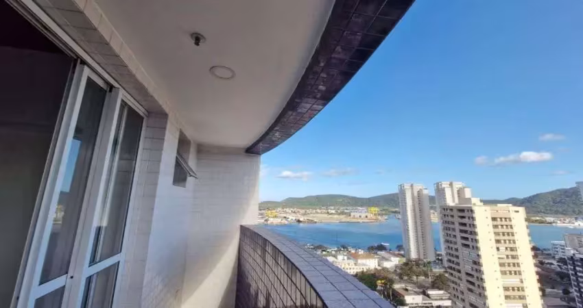 Sala à venda, 88 m² por r$ 920.000,00 - ponta da praia - santos/sp